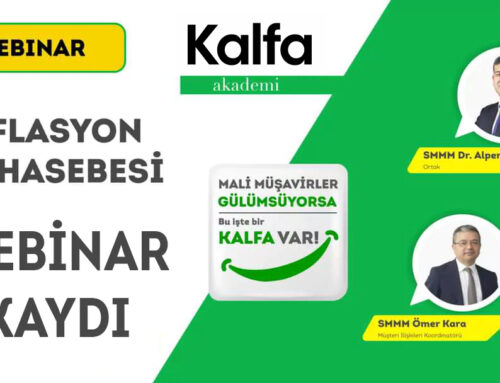 Enflasyon Muhasebesi Webinarı 13 Aralık 2023